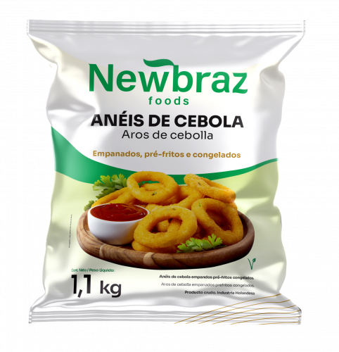 ANEIS DE CEBOLA NEWBRAZ 1,05KG IQF