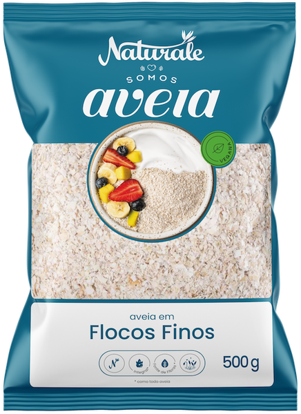 AVEIA NATURALE FLOCOS FINOS 500GR