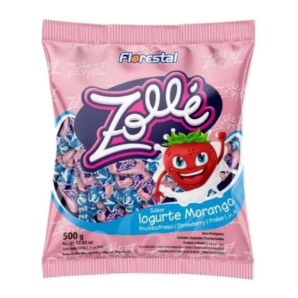 BALA MASTIGAVEL ZOLLE 100G IOG. MORANGO