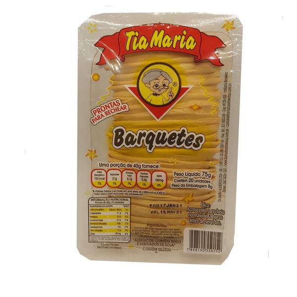 BARQUETES TIA MARIA 75G