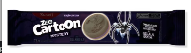 BISCOITO RECHEADO CARTOON 73G MISTERY FRAMBOESA
