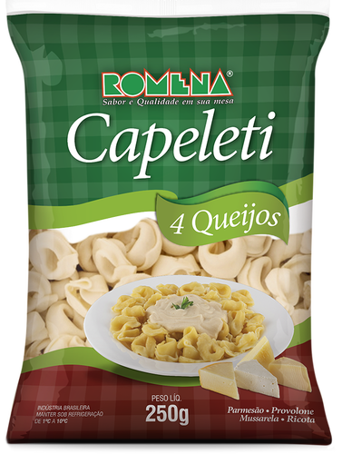CAPELETI ROMENA 4 QUEIJOS 250G