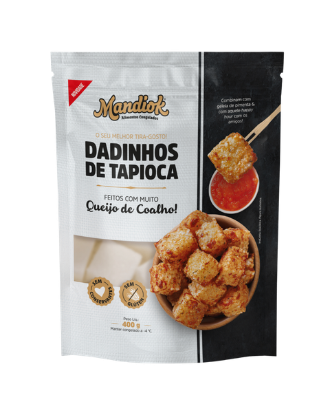 DADINHOS DE TAPIOCA 400G MANDIOK