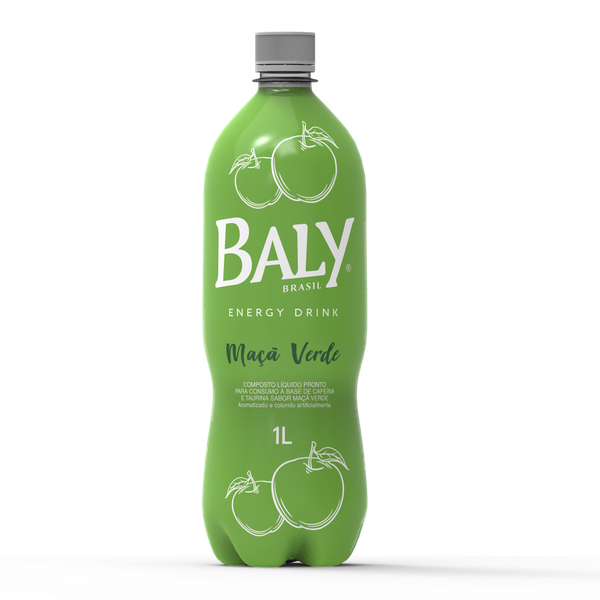 ENERGETICO BALY 1L  MAÇA VERDE PET