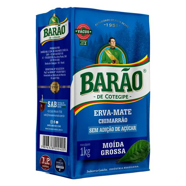 ERVA MATE BARAO 1KG M.GROSSA VACUO