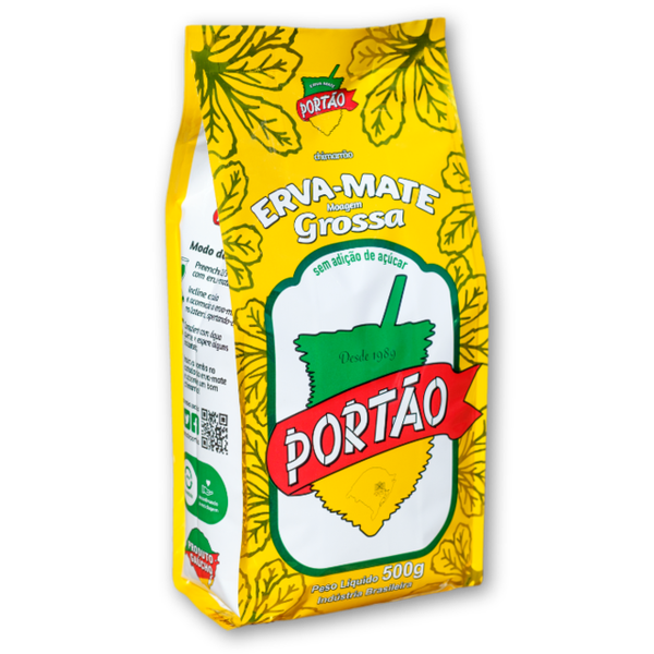 ERVA MATE PORTAO 500G MOAGEM GROSSA VACUO