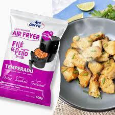 FILE DE PEITO EM CUBOS AVE SERRA 600G AIR FRYER