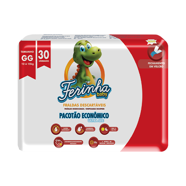FRALDA FERINHA GG 30UN
