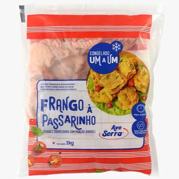 FRANGO PASSARINHO AVE SERRA 1KG PCT