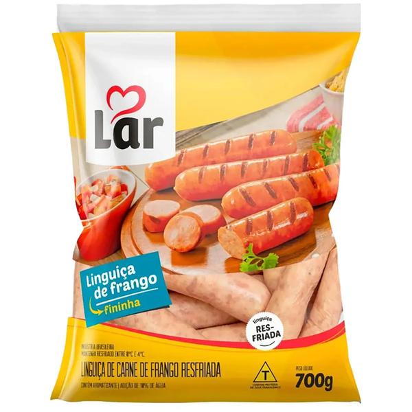 LINGUIÇA LAR 700G FRANGO CONG.