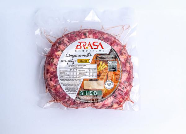 LINGUIÇA MISTA BRASA 500G C/QUEIJO COALHO