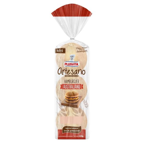 PÃO VITAL 420G HAMBURGUER AUSTRALIANO