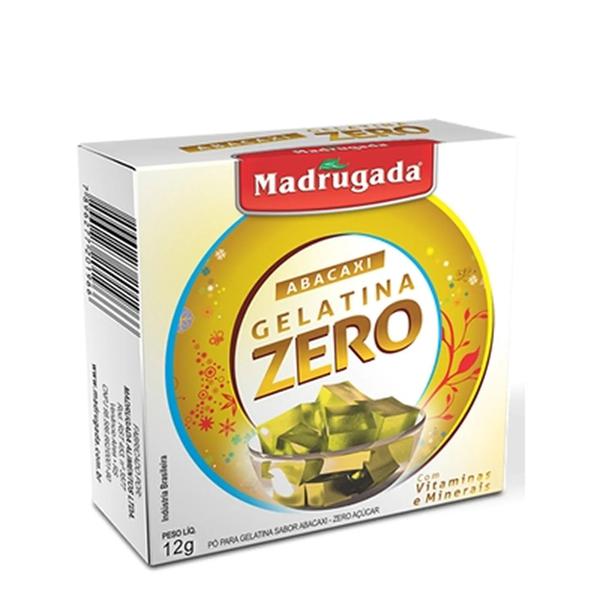 PÓ PARA GELATINA MADRUGADA 12G ZERO ABACAXI