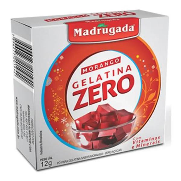 PÓ PARA GELATINA MADRUGADA 12G ZERO MORANGO