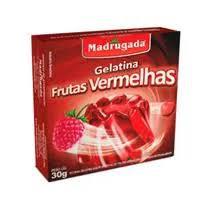 PÓ PARA GELATINA MADRUGADA 30G FRUTAS VERMELHAS