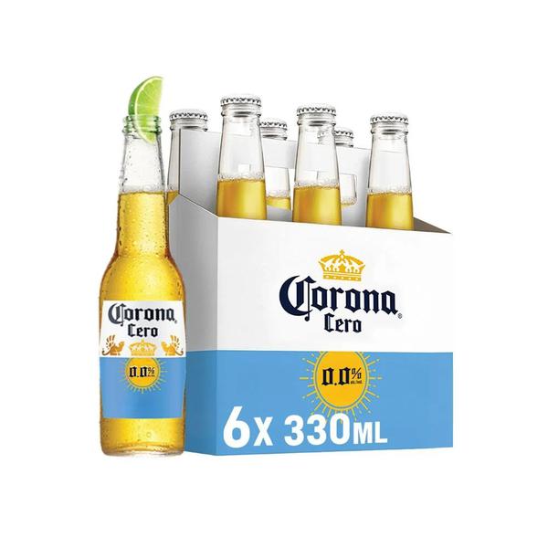PACK CERVEJA CORONA ZERO 330ML CX 6UN