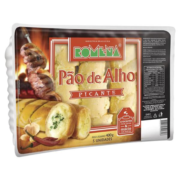 PAO DE ALHO ROMENA 400G PICANTE