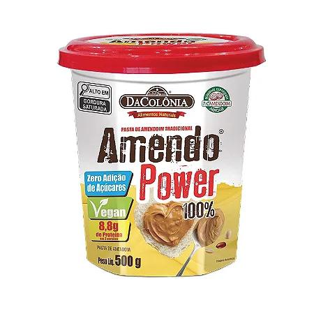 PASTA INTEGRAL AMENDOIM DACOLONIA 500G AMENDO POWER