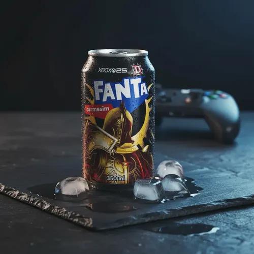 REFRIGERANTE FANTA 350ML CARMESIM XBOX LT