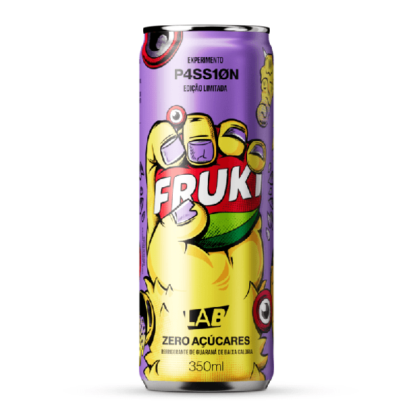 REFRIGERANTE GUARANA FRUKI 350ML LAS PASSION ZERO