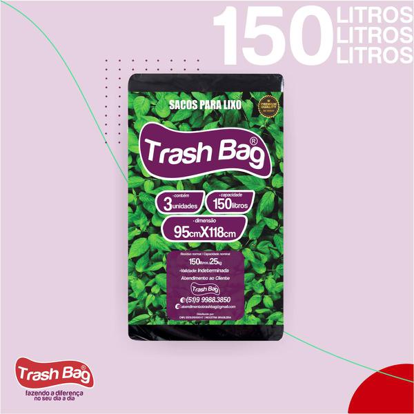 SACO LIXO TRASH BAG PRO 150L