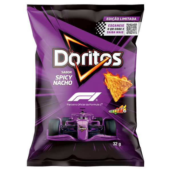 SALGADINHO ELMA CHIPS DORITOS 32G  SPICY NACHO