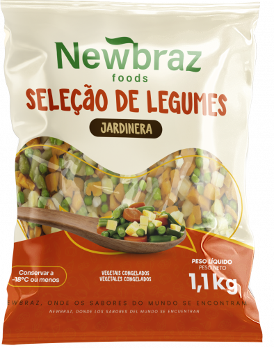 SELETA LEGUMES CONG. 1,1KG NEWBRAZ