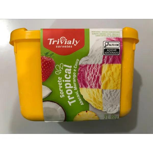 SORVETE TRIVIALY 2L TROPICAL