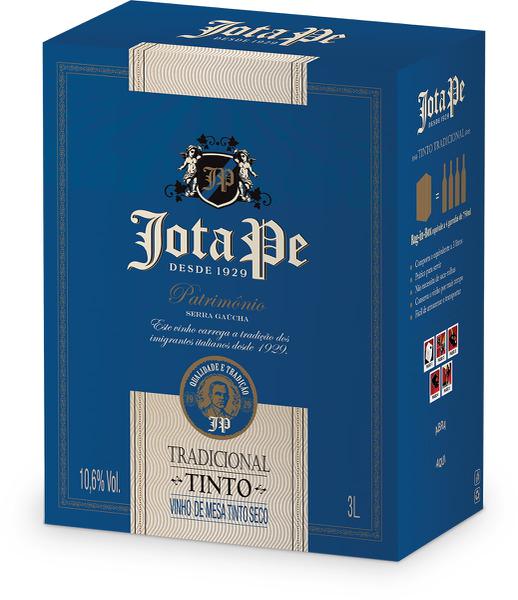 VINHO JOTA PE 3L MERLOT TINTO SECO ESTOJO