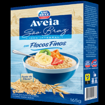 AVEIA FLOCOS FINOS SAO BRAZ 165G