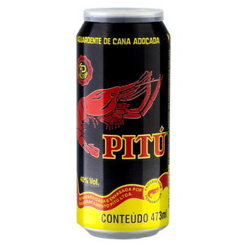 AGUARDENTE PITU  LATAO 473ML