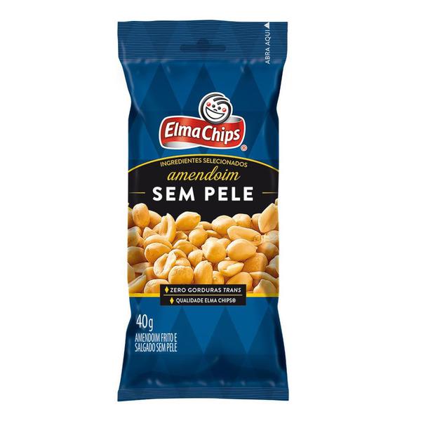 AMENDOIM MANIX SEM PELE ELMA CHIPS 40G