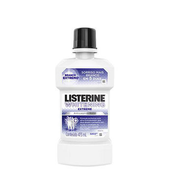 ANTISSEP BUCAL LISTERINE WHIT EXTREME 473ML