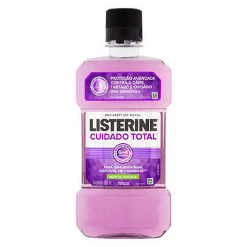 ANTISSEPTICO BUCAL LISTERINE CUIDADO TOTAL 500ML
