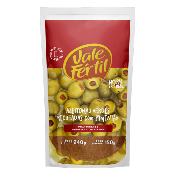 AZEITONAS VALE FERTIL SACHET RECHEADA 150G
