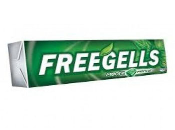 BALA FREEGELLS MENTA MENTOL 27,9G