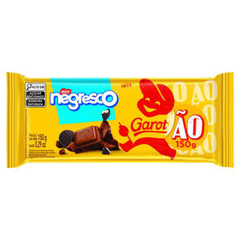 BARRA CHOCOLATE GAROTO NEGRESCO 150G