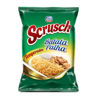 BATATA PALHA SCRUSH TEMPERADA 500G