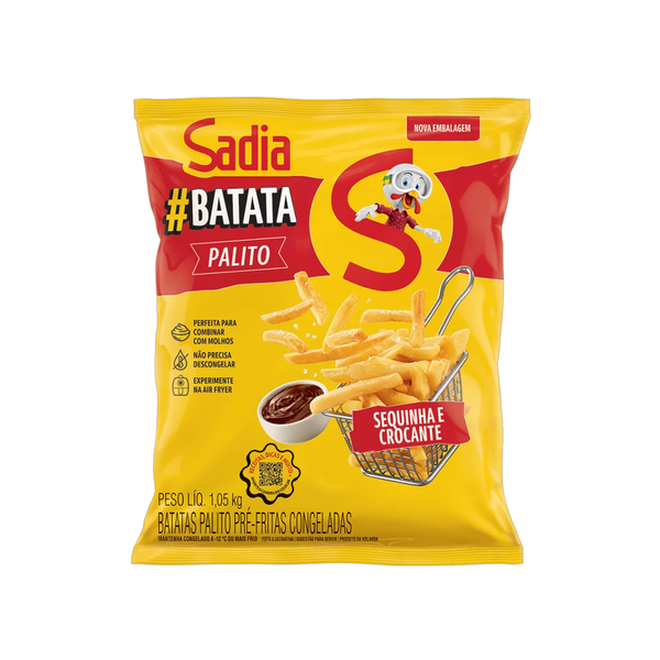 BATATA PALITO PRE-FRITA SADIA 1,05KG