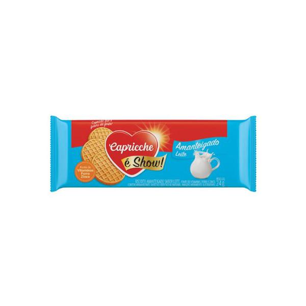 BISC AMANTEIGADO CAPRICHE LEITE 24G