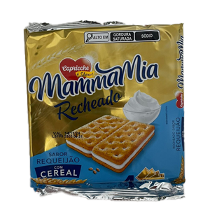 BISC CAPRICCHE MAMMAMIA REQUEIJAO C/ CEREAL 93,3G