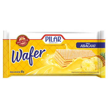BISC PILAR WAFER ABACAXI 80G