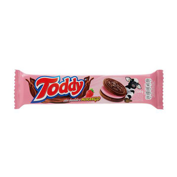 BISC TODDY RECH CHOCO MORANGO  100G