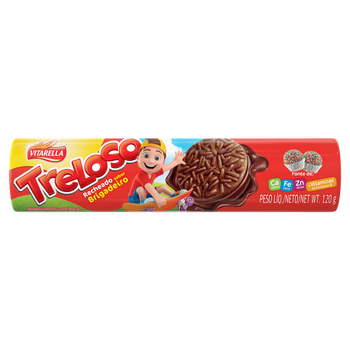 BISC TRELOSO RECHEADO BRIGADEIRO 120G