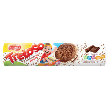 BISC TRELOSO RECHEADO FLOCOS 120G