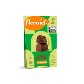 BOMBOM RECH ZERO FLORMEL AVELA CROCANTE 75G