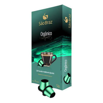 CAFE EM CAPSULA SAO BRAZ ORGANICO 52G