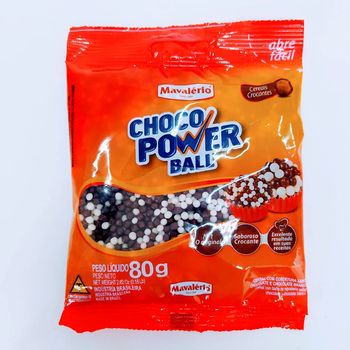 CEREAL MESCLADO CHOCO POWER BALL MAVALERIO 80G