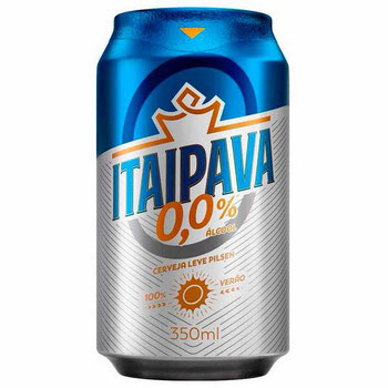 CERVEJA ITAIPAVA 0,0% ALCOOL 350ML