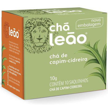 CHA LEAO CAPIM CIDREIRA 10G